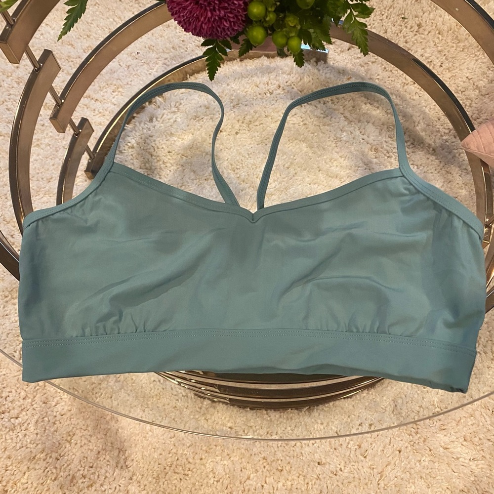 All in Motion Contour sage green sports bra